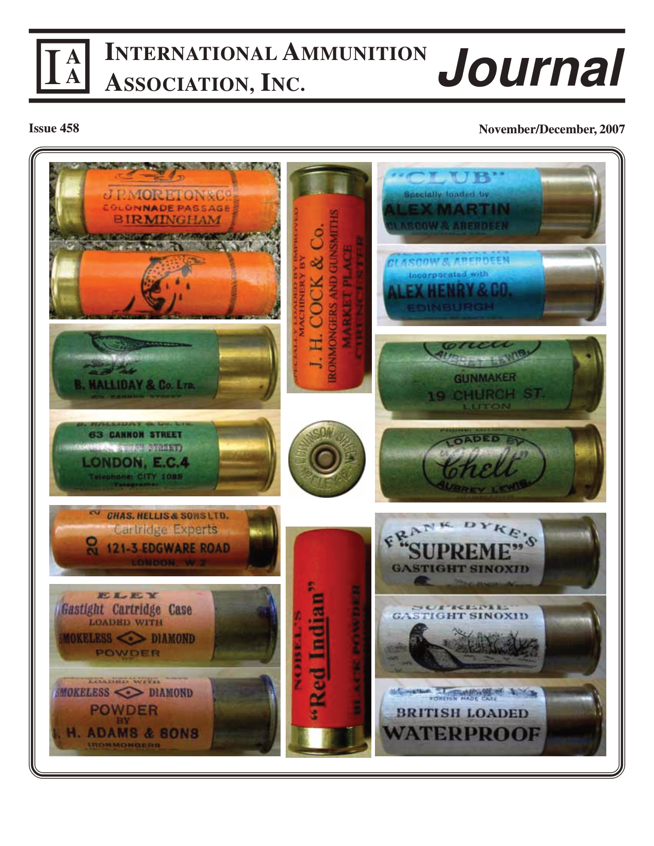 Cover of Issue 458 - November/December 2007