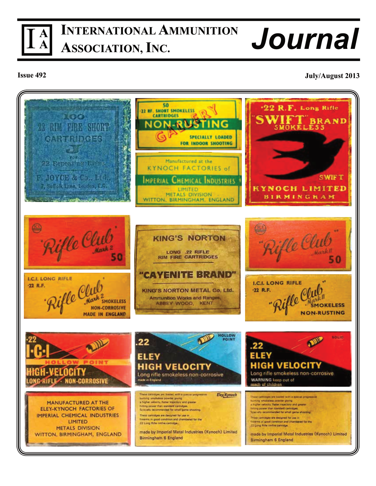 Cover of Issue 492 - July/August 2013