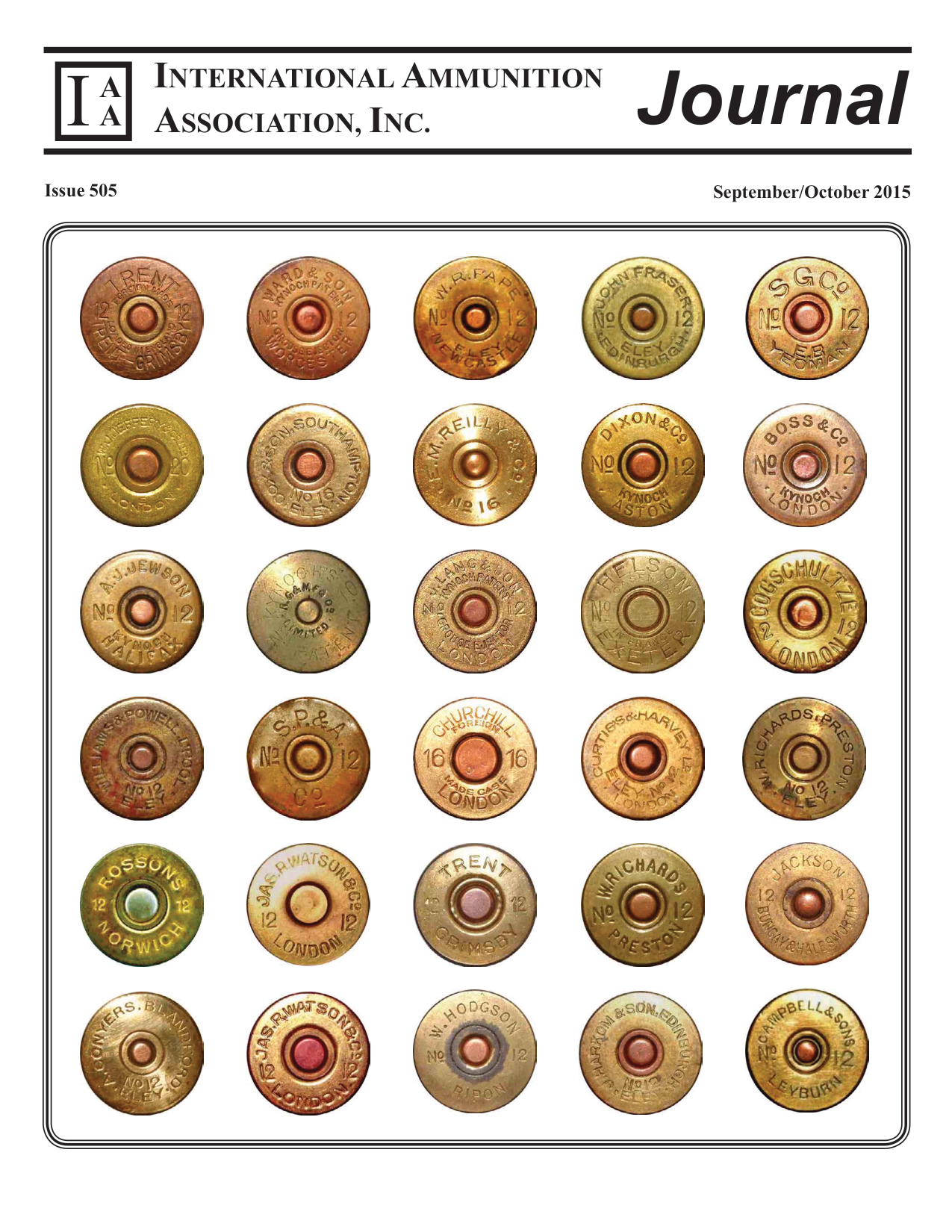 Cover of Issue 505 - September/October 2015