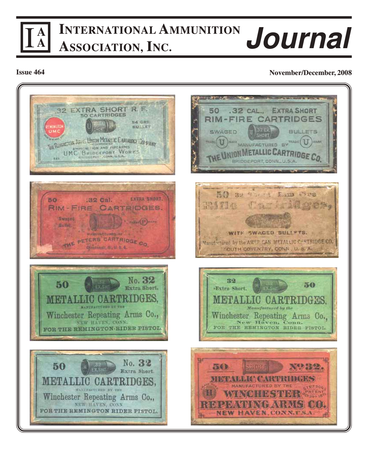 Cover of Issue 464 - November/December 2008